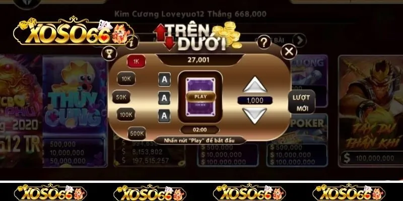 Cách chơi mini game trên dưới nhớ bài